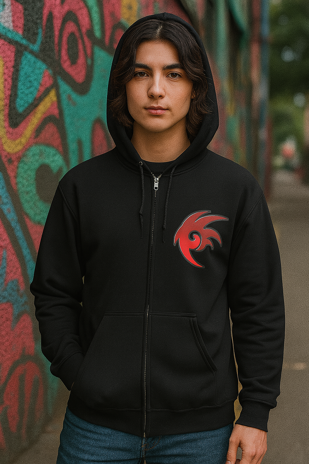 Shadow the Hedgehog Zip-Up Hoodie Sega Fanwear | PlayingAround4Now Collection